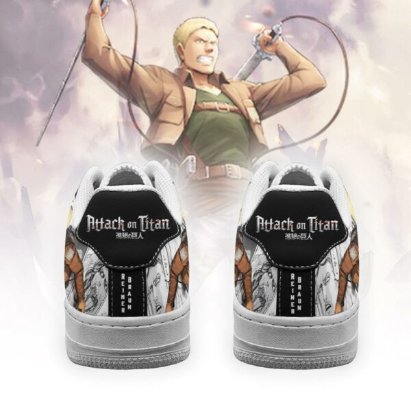 AOT Reiner Sneakers Attack On Titan Anime Manga Shoes 3