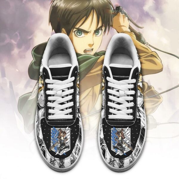 AOT Scout Eren Sneakers Attack On Titan Anime Shoes Mixed Manga 2