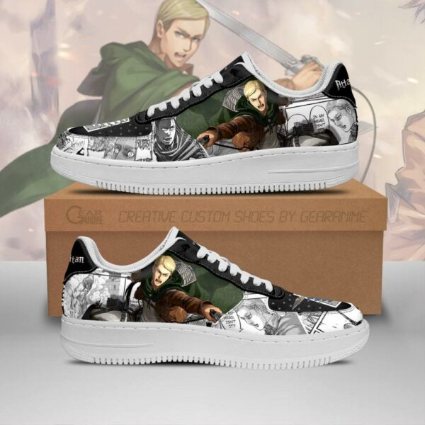 AOT Scout Erwin Sneakers Attack On Titan Anime Shoes Mixed Manga 1