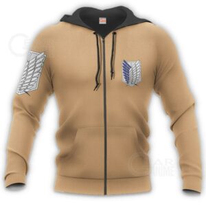 AOT Wings Of Freedom Scout Shirt Costume Attack On Titan Hoodie Sweater 15