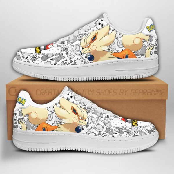 Arcanine Sneakers Pokemon Shoes Fan Gift Idea PT04 1