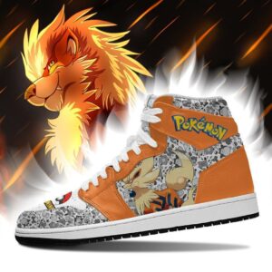 Arcanine Sneakers Cute Pokemon Anime Shoes Fan PT04 5