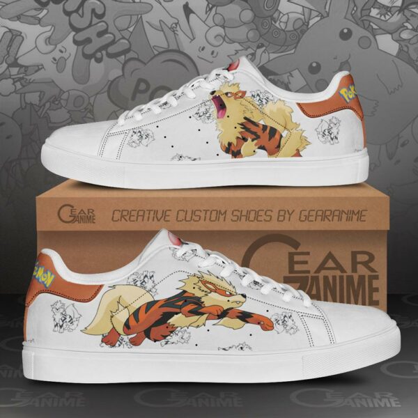 Arcanine Skate Shoes Pokemon Custom Anime Shoes PN11 1