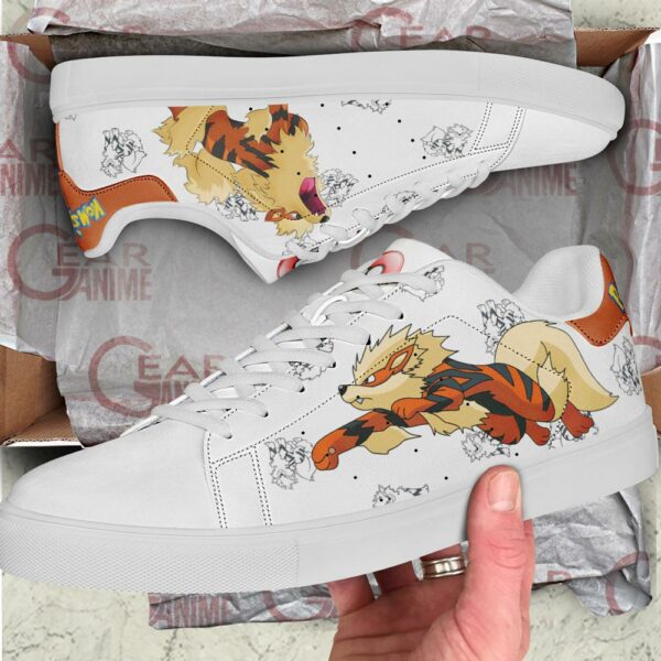 Arcanine Skate Shoes Pokemon Custom Anime Shoes PN11 2