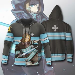 Arthur Boyle Fire Force Hoodie Shirt Anime Uniform Sweater Jacket 11