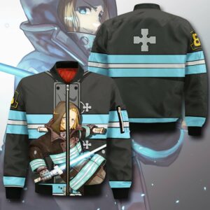 Arthur Boyle Fire Force Hoodie Shirt Anime Uniform Sweater Jacket 12