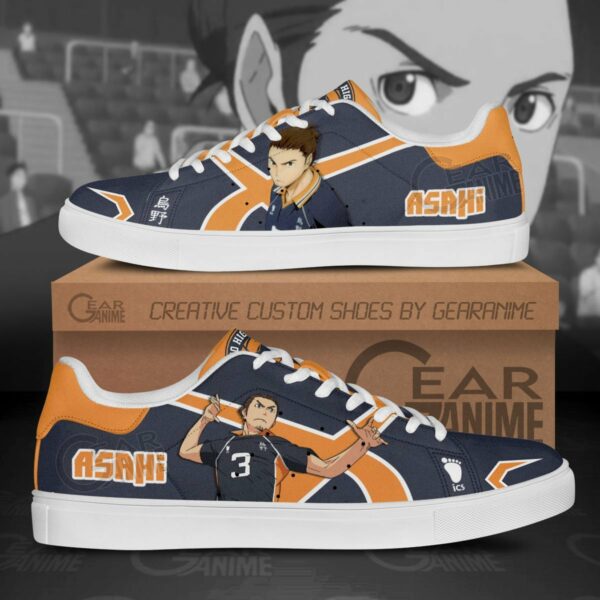 Asahi Azumane Skate Shoes Custom Haikyuu Anime Shoes 1