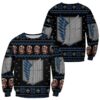 Attack On Titan Shirt Scout Ugly Christmas Sweater Jacket Costume 15