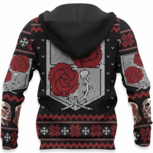 Attack On Titan Ugly Christmas Sweater Garrison Xmas Gift Custom Clothes 12