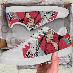 Ban Skate Shoes The Seven Deadly Sins Anime Custom Sneakers PN10 5