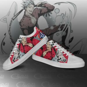 Ban Skate Shoes The Seven Deadly Sins Anime Custom Sneakers PN10 6