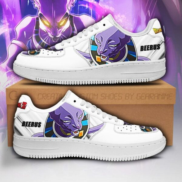 Beerus Sneakers Custom Dragon Ball Z Anime Shoes PT04 1