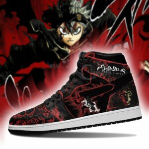 Black Asta Sword Sneakers Black Clover Sneakers Anime 6