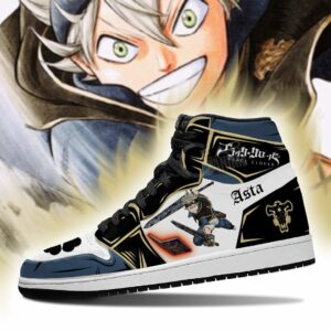 Black Bull Asta Fight Sneakers Black Clover Anime Shoes 6