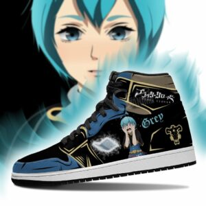 Black Bull Grey Sneakers Black Clover Anime Shoes 6