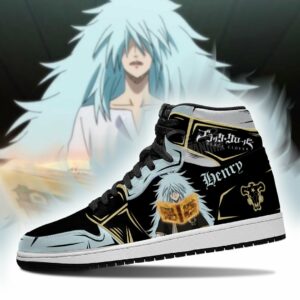 Black Bull Henry Sneakers Black Clover Anime Shoes 6