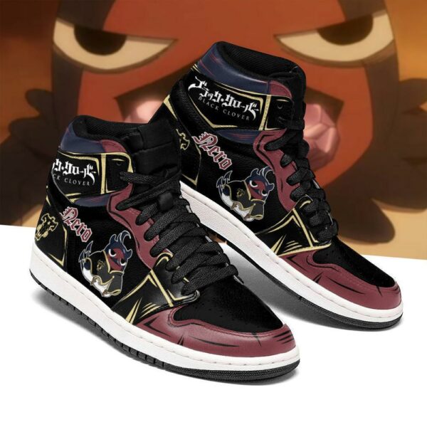 Black Bull Nero Sneakers Black Clover Anime Shoes 1