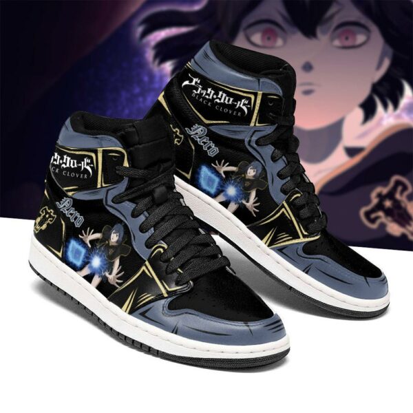 Black Bull Nero Secre Swallowtail Sneakers Black Clover Anime Shoes 1