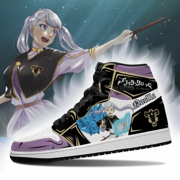 Black Bull Noelle Silva Sneakers Black Clover Anime Shoes 3