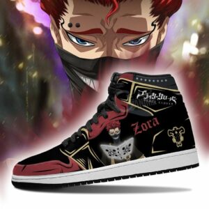 Black Bull Zora Ideale Sneakers Black Clover Anime Shoes 6