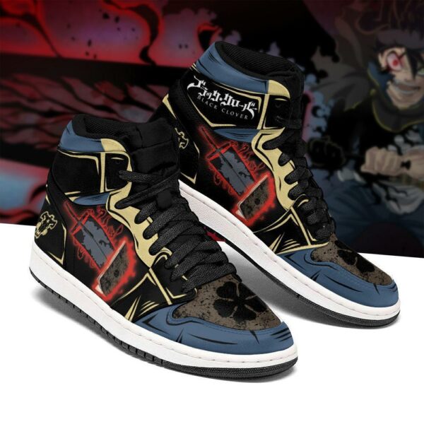 Black Clover Asta Sneakers Boots Grimoire Sword Anime Sneakers 2