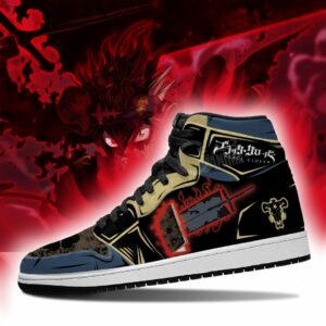 Black Clover Asta Sneakers Boots Grimoire Sword Anime Sneakers 5