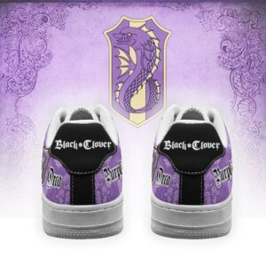 Black Clover Shoes Magic Knights Squad Purple Orca Sneakers Anime 5