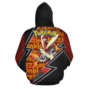 Blaziken Zip Hoodie Costume Pokemon Shirt Fan Gift Idea VA06 6