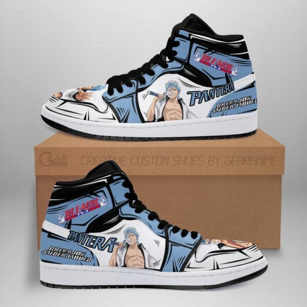 Bleach Grimmjow Anime Sneakers Fan Gift Idea MN05 1