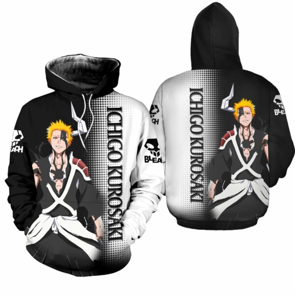 Bleach Ichigo Shirt Costume Bleach Anime Hoodie Sweater 2