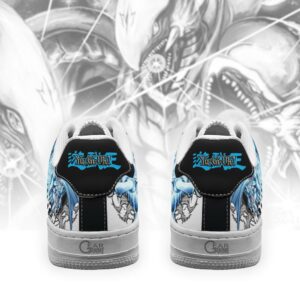 Blue Eyes White Dragon Air Sneakers Yugioh Anime Shoes 5