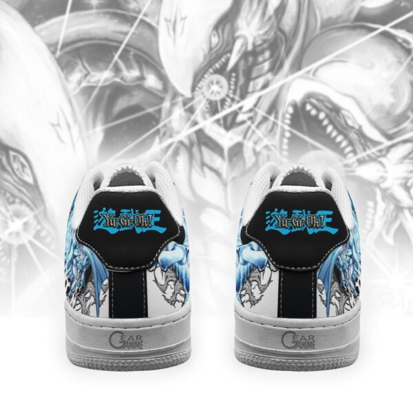 Blue Eyes White Dragon Air Sneakers Yugioh Anime Shoes 3