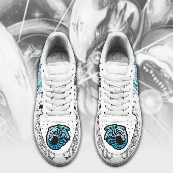 Blue Eyes White Dragon Air Sneakers Yugioh Anime Shoes 2