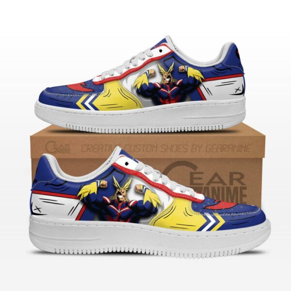 BNHA All Might Air Sneakers Custom Anime My Hero Academia Shoes 1