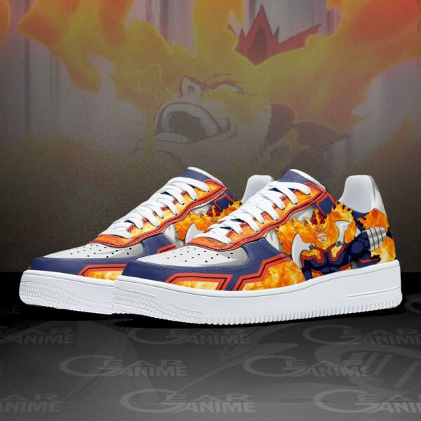 BNHA Endeavor Air Sneakers Custom Anime My Hero Academia Shoes 2