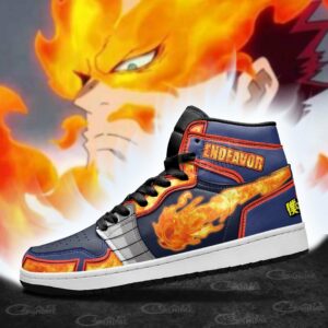 BNHA Endeavor Sneakers Custom Anime My Hero Academia Shoes 7