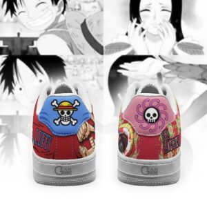 Boa Hancock And Luffy Air Sneakers Custom Anime One Piece Shoes 6