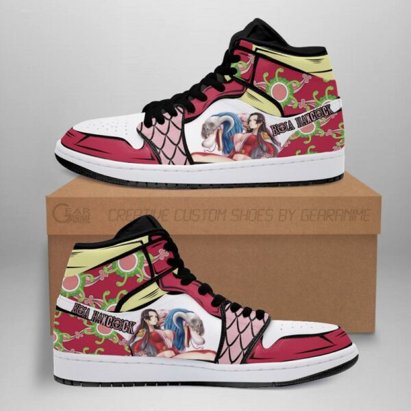 Boa Hancock One Piece Anime Sneakers Fan Gift MN06 1