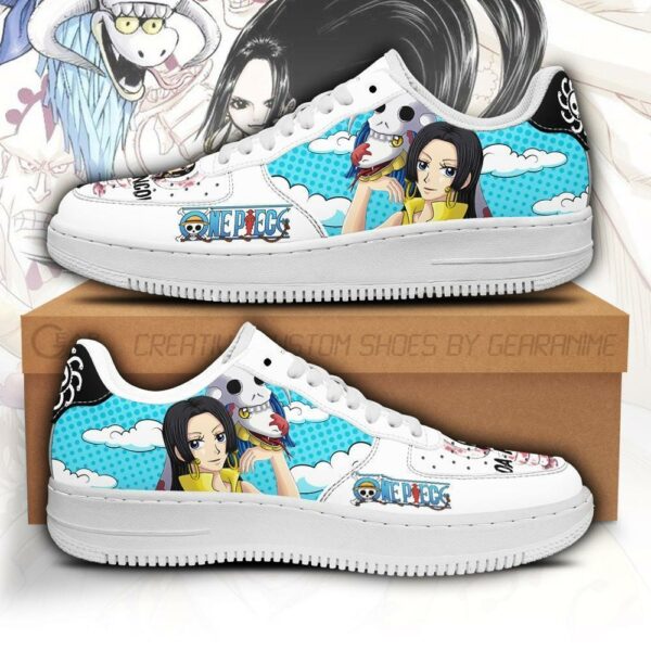 Boa Hancok Sneakers Custom One Piece Anime Shoes Fan PT04 1