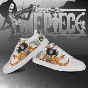 Brook Skate Shoes One Piece Custom Anime Shoes 6