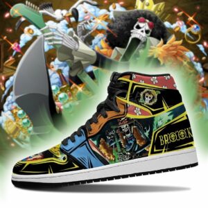 Brook Straw Hat Priates One Piece Anime Sneakers Fan Gift MN06 5