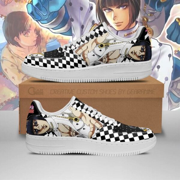 Bruno Bucciarati Sneakers JoJo Anime Shoes Fan Gift Idea PT06 1