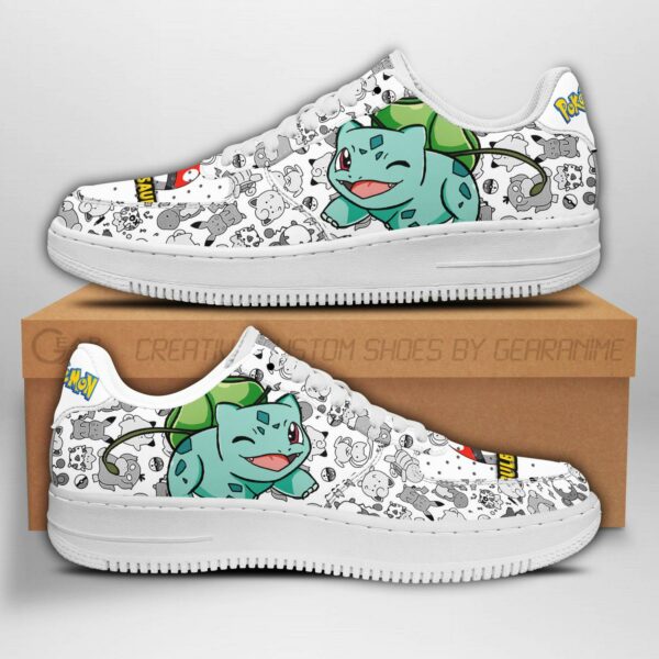 Bulbasaur Sneakers Pokemon Shoes Fan Gift Idea PT04 1