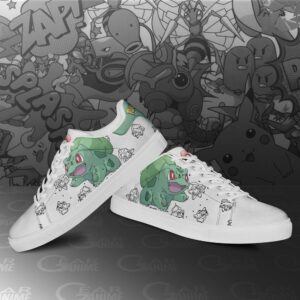 Bulbasaur Skate Shoes Pokemon Custom Anime Shoes PN11 6