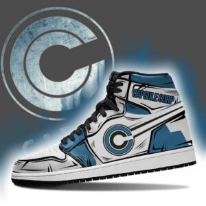 Capsule Corp Shoes Boots Dragon Ball Z Anime Sneakers Custom MN04 5