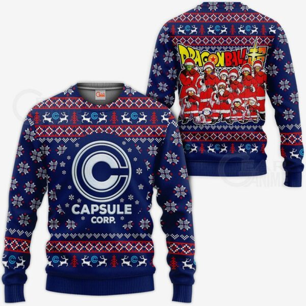 Capsule Ugly Christmas Sweater DB Anime Xmas Gift Idea VA10 1