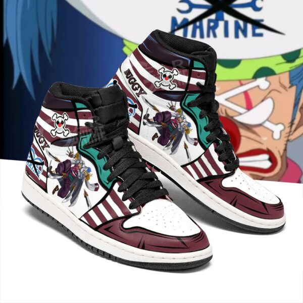 Captain Buggy Sneakers Priates One Piece Anime Shoes Fan MN06 2