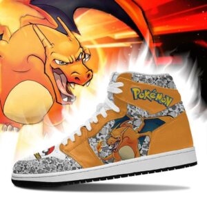 Charizard Sneakers Cute Pokemon Sneakers Fan PT04 5