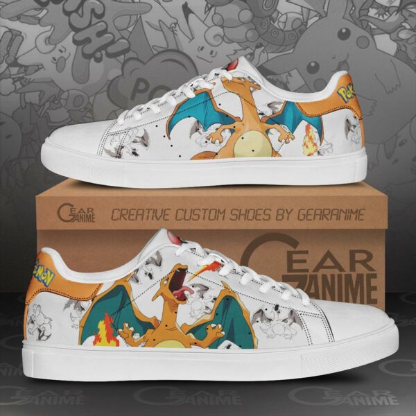 Charizard Skate Shoes Pokemon Custom Anime Shoes PN11 1