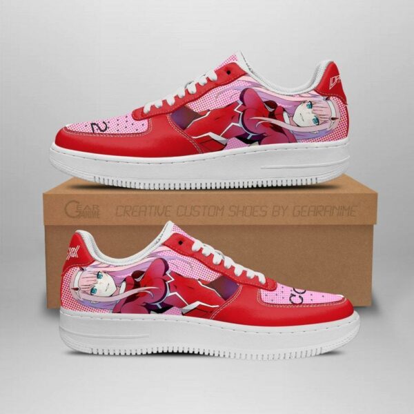 Code 002 Darling In The Franxx Shoes Zero Two Sneakers Anime Shoes 1